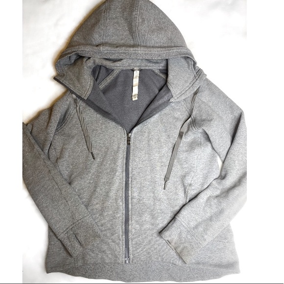 lululemon athletica Tops - Lululemon Grey Press Pause Hoodie